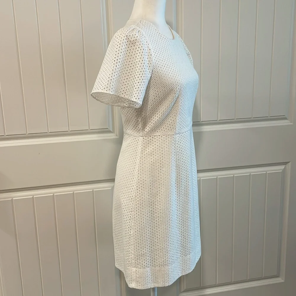 J. Crew Flutter Sleeve Eyelet Dress - Picture 14 of 14